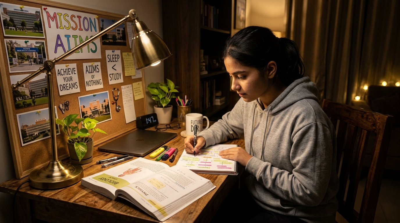 NEET Aspirant Mission AIIMS Study Desk